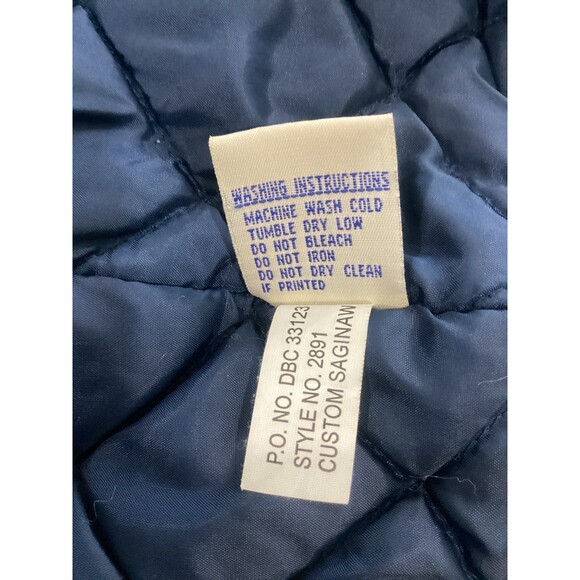 Burnham Jacket Men's Size L Color Brown Canvas Bomber Style Quilted Lining - Picture 7 of 10